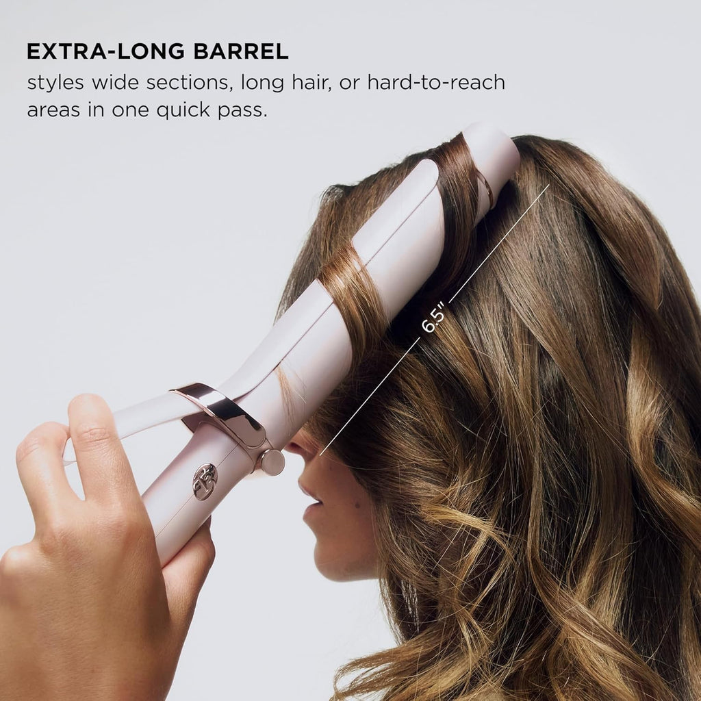SinglePass Curl X Extra-Long Barrel 1", 1.25", 1.5" Curling Iron with 9 Heat Settings and Ceramic Barrel for Fast Styling and Lasting Results on All Hair Types