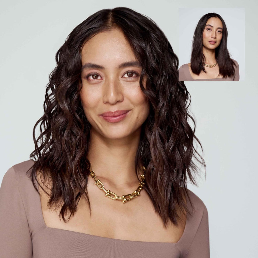 SinglePass Curl X Extra-Long Barrel 1", 1.25", 1.5" Curling Iron with 9 Heat Settings and Ceramic Barrel for Fast Styling and Lasting Results on All Hair Types