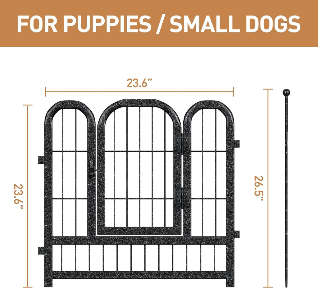Metal Dog Playpen, 40" Inch Height 32 Panels, Large Dog Fence for Large/Medium/Small Dogs Indoor & Outdoor Bliss, Perfect Dog Pen for Camping, Yard and RV