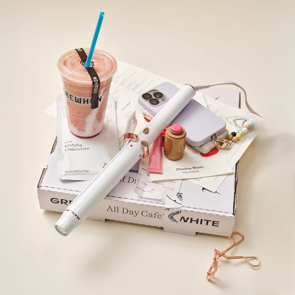 SinglePass Curl X Extra-Long Barrel 1", 1.25", 1.5" Curling Iron with 9 Heat Settings and Ceramic Barrel for Fast Styling and Lasting Results on All Hair Types