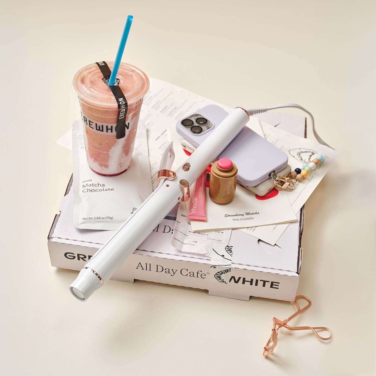 SinglePass Curl X Extra-Long Barrel 1", 1.25", 1.5" Curling Iron with 9 Heat Settings and Ceramic Barrel for Fast Styling and Lasting Results on All Hair Types